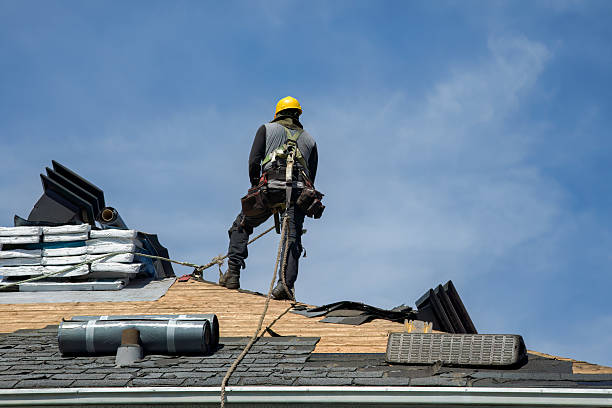 Professional Roof Replacement technician working in Washburn, IL